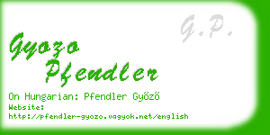 gyozo pfendler business card